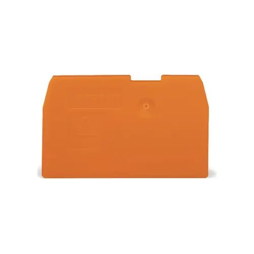 870-934,2.5SQMM END & INTERMEDIATE PLATE 1MM THICKNESS ORANGE COLOUR-WAGO
