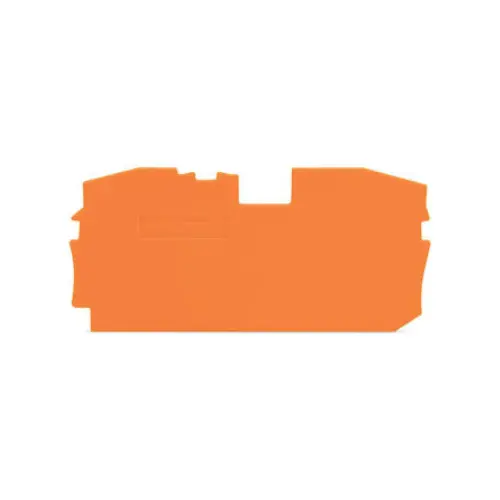 2016-1292,END AND INTERMEDIATE PLATE ORANGE COLOR-WAGO