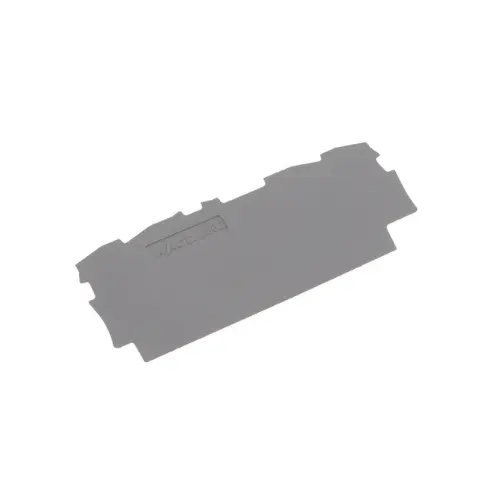 2002-1491,4SQMM END & INTERMEDIATE PLATE GREY COLOUR FOR 4 CONDUCTOR-WAGO