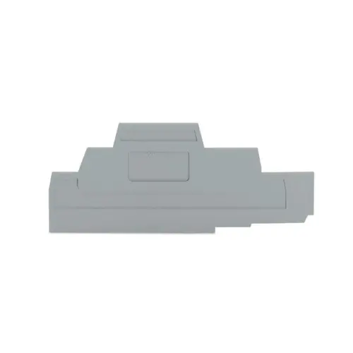 280-305,2.5SQMM END & INTERMEDIATE PLATE FOR TRIPLE DECKER GREY COLOUR-WAGO
