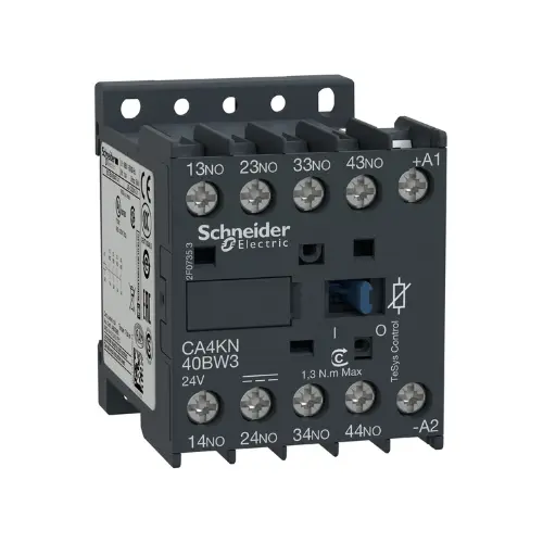 [SCHNEIDER] CA4KN40BW3,10A 3P 4NO 24V DC LOW CONSUMPTION COIL CONTACTOR-SCHNEIDER