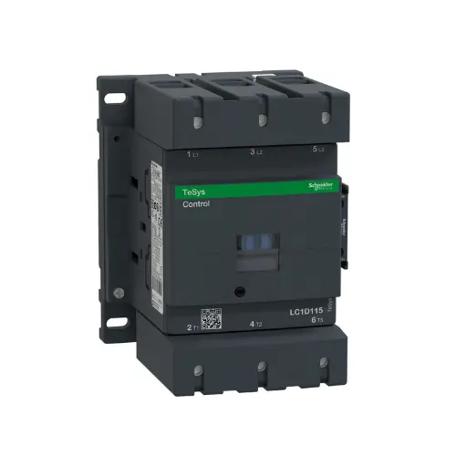 [SCHNEIDER] LC1D115M7,115A 1NO+1NC 3P 220V AC CONTACTOR-SCHNEIDER