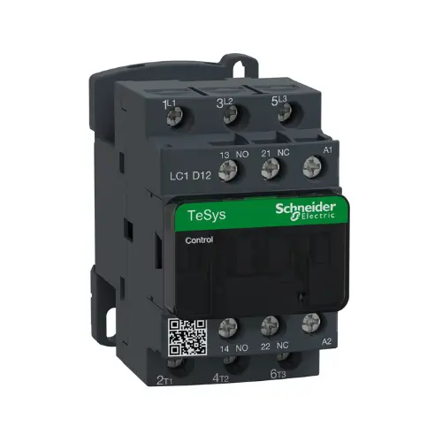 [SCHNEIDER] LC1D12E7,12A 3P 1NO+1NC 48V AC CONTACTOR-SCHNEIDER