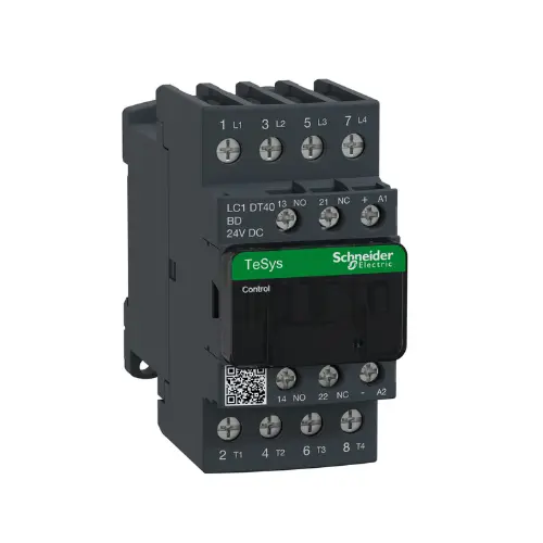 [SCHNEIDER] LC1DT40ABD,40A 4P 4NO 24V DC CONTACTOR-SCHENIDER