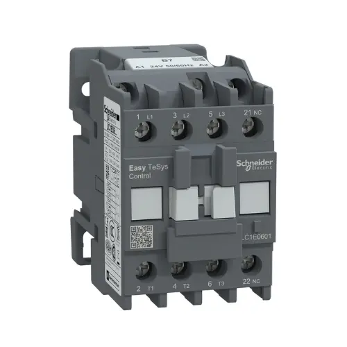 [SCHNEIDER] LC1E0601B7,6A 1NC 3P 24V AC CONTACTOR-SCHNEIDER