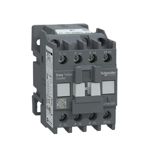 [SCHNEIDER] LC1E1210B7,12A 1NO 3P 24V AC CONTACTOR-SCHNEIDER