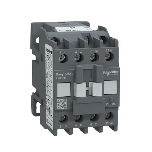 [SCHNEIDER] LC1E1801B7,18A 1NC 3P 24V AC CONTACTOR-SCHNEIDER