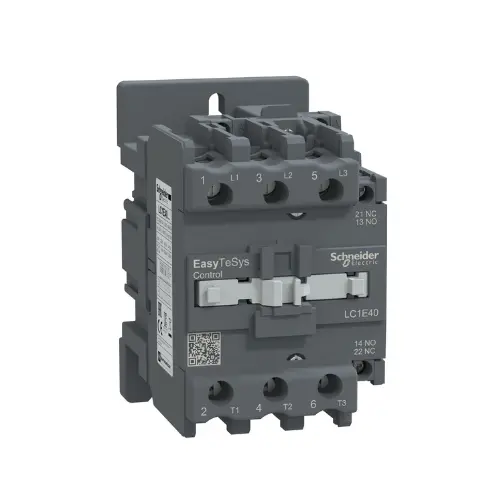 [SCHNEIDER] LC1E40M7,40A 1NO+1NC 3P 220V AC CONTACTOR-SCHNEIDER