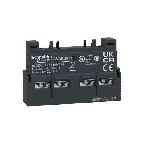 [SCHNEIDER] GVAED011,ADD ON BLOCK 1NO+1NC FOR GV3P/GV3L MPCB-SCHNEIDER