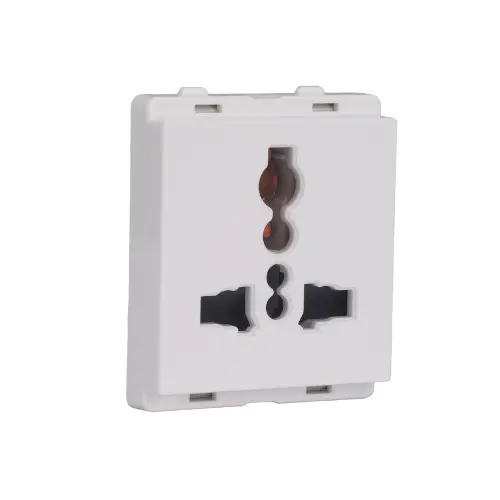 [SCHNEIDER] P2010,13A MULTI PIN SOCKET OUTLET WITH SHUTTER WHITE-SCHNEIDER