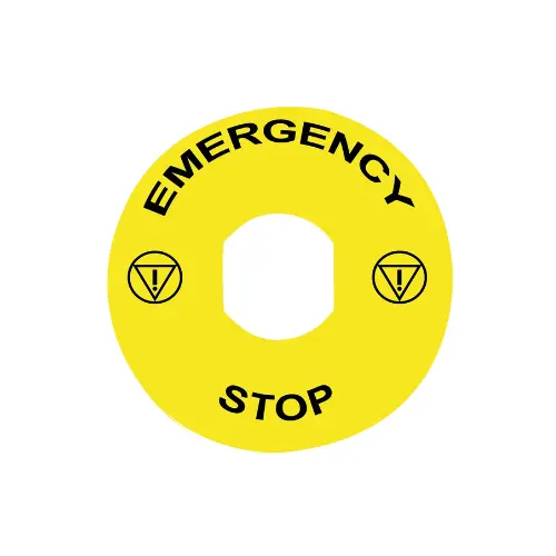 [SCHNEIDER] ZBY9330N,LEGEND FOR EMERGENCY STOP-SCHNEIDER