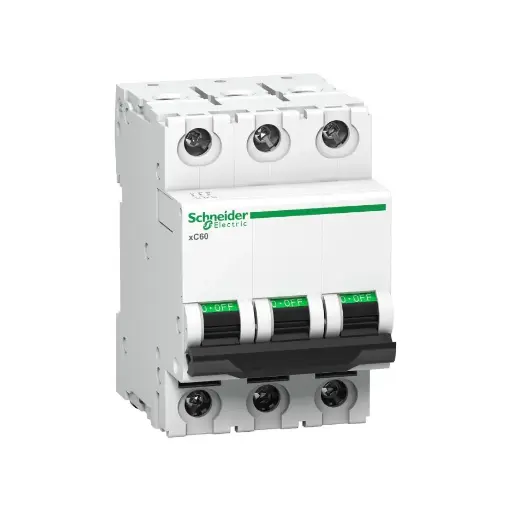 [SCHNEIDER] A9N3P63D,63A TP D CURVE MCB-SCHNEIDER