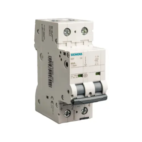 [SIEMENS] 5SY5202-7CC,2A DP 10KA C CURVE 440V DC MCB-SIEMENS-(5SL5202-7RC)