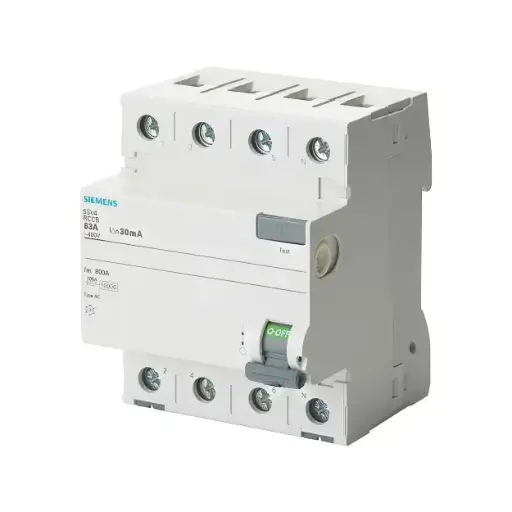 [SIEMENS] 5SV4442-0RC,25A 4P 100MA TYPE AC RCCB-SIEMENS