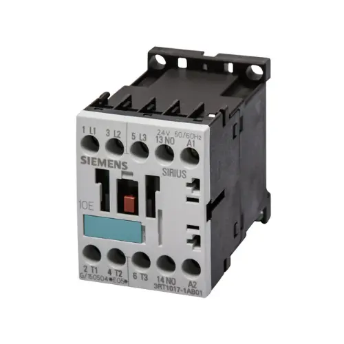 [SIEMENS] 3RT1017-1AB01,12A 1NO 24V AC 3P S00 CONTACTOR-SIEMENS-(3RT2017-1AB01)
