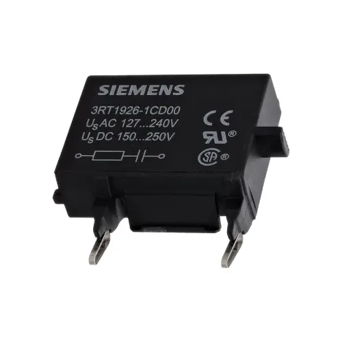 [SIEMENS] 3RT1926-1CD00,127-240V AC,150-250V DC SURGE SUPPRESSOR RC ELEMENT FOR 3RT1 S0 CONTACTOR-SIEMENS-(3RT2926-1CD00)