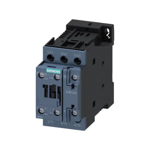[SIEMENS] 3RT2024-1KB40,12A 1NO+1NC 24V DC 3P S0 CONTACTOR-SIEMENS