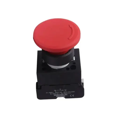 [SIEMENS] 3SB5203-0UC01,EMERGENCY PUSH BUTTON RED COLOR WITH 1NC-SIEMENS