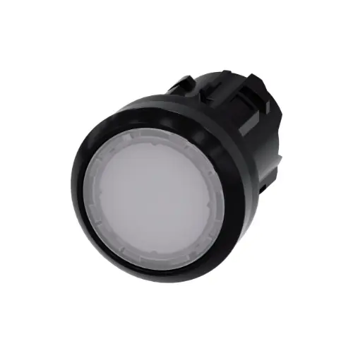 [SIEMENS] 3SU1001-0AA60-0AA0,22MM ILLUMINATED PUSH BUTTON FLAT MOMENTARY TYPE WHITE COLOR-SIEMENS
