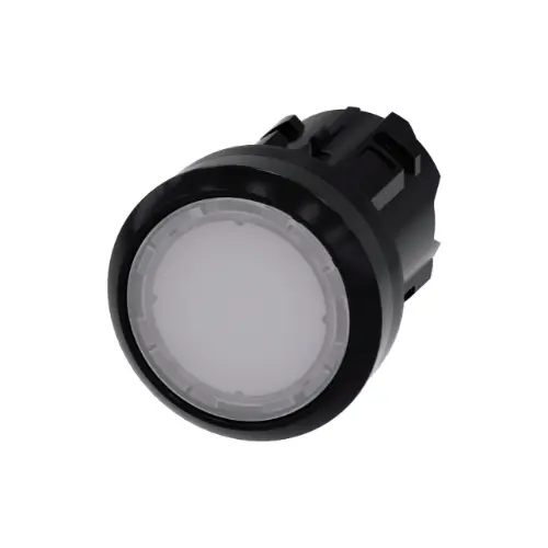 [SIEMENS] 3SU1001-0AB60-0AA0,ILLUMINATED PUSH BUTTON WHITE COLOR
