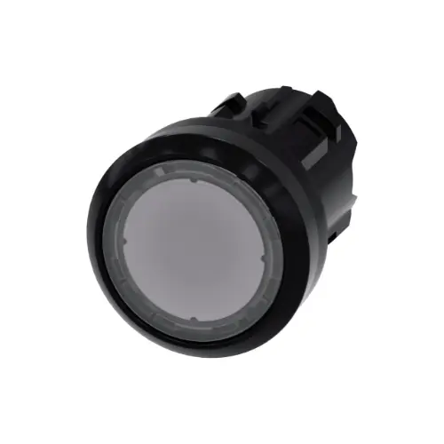 [SIEMENS] 3SU1001-0AB70-0AA0,ILLUMINATED PLASTIC PUSH BUTTON FLAT MOMENTARY TYPE CLEAR COLOR-SIEMENS