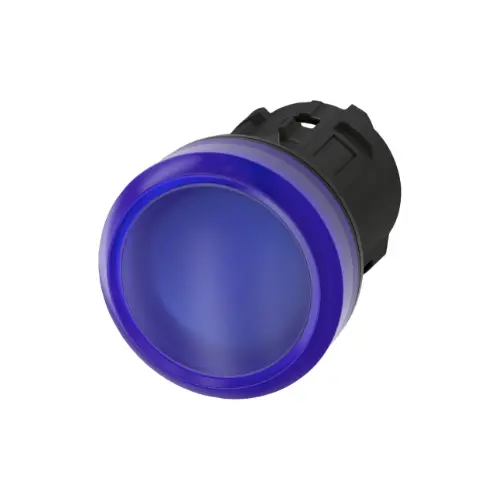 [SIEMENS] 3SU1001-6AA50-0AA0,INDICATOR LIGHT BLUE COLOR-SIEMENS