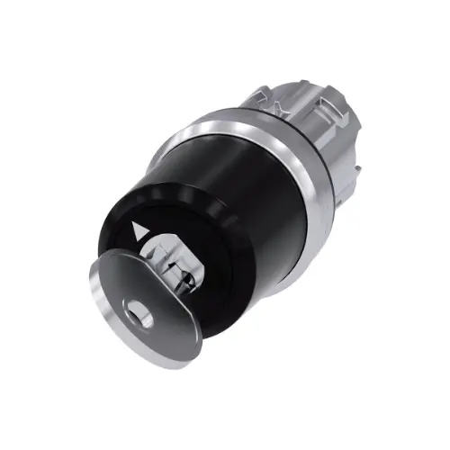 [SIEMENS] 3SU1050-5BF11-0AA0,22MM KEY OPERATED SWITCH WITH 2 KEY2,2 SWITCH POSITION -SIEMENS
