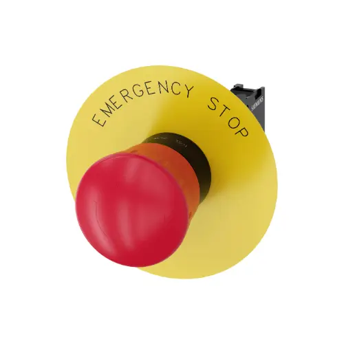 [SIEMENS] 3SU1100-1HB20-1CG0,EMERGENCY STOP MUSHROOM PLASTIC PUSH BUTTON RED COLOR -SIEMENS
