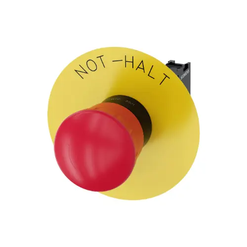 [SIEMENS] 3SU1100-1HB20-1CH0,EMERGENCY STOP MUSHROOM PLASTIC PUSH BUTTON RED COLOR -SIEMENS