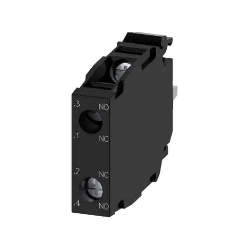 [SIEMENS] 3SU1400-1AA10-1FA0,CONTACT MODULE WITH 1 CONTACT ELEMENT,1NO+1NC,SCREW TERMINAL-SIEMENS