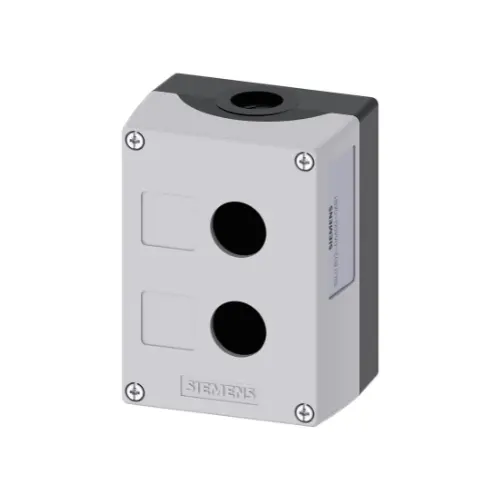 [SIEMENS] 3SU1802-0AA00-0AB1,PLATIC ENCLOSURE TOP PART GREY WITH 2 CONTROL POINTS-SIEMENS