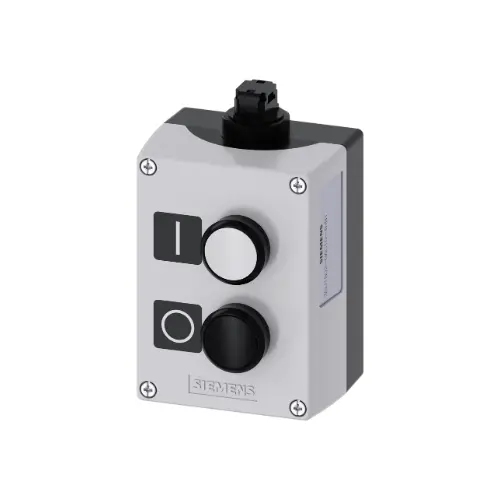 [SIEMENS] 3SU1802-0AC10-4HB1,AS INTERFACE PLASTIC ENCLOSURE WITH 2 CONTROL POINTS-SIEMENS