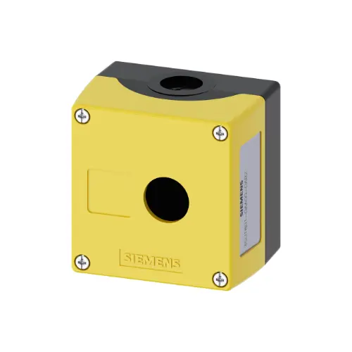 [SIEMENS] 3SU1851-0AA00-0AB2,METAL ENCLOSURE TOP PART YELLOW WITH 1 CONTROL POINT-SIEMENS