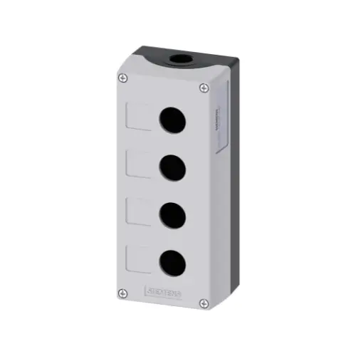 [SIEMENS] 3SU1854-0AA00-0AB1,METAL ENCLOSURE TOP PART GREY WITH 4 CONTROL POINTS-SIEMENS