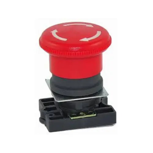 [C&S] RCP2-BS54,PLASTIC MUSHROOM PUSH BUTTON RED COLOR-C&S