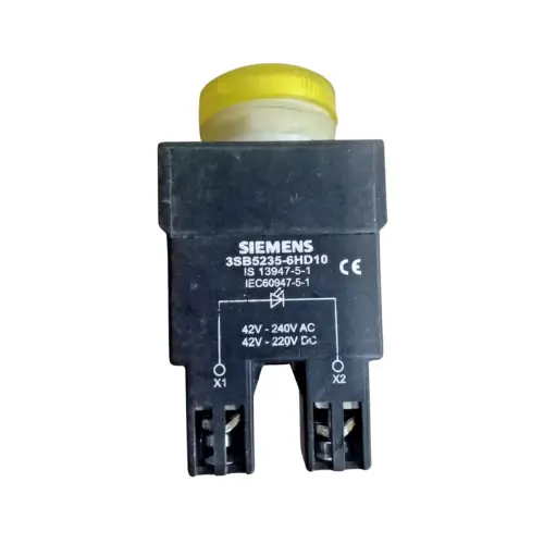 [SIEMENS] 3SB5235-6HD10,WIDE BAND LED 42-220V AC/DC YELLOW COLOR-SIEMENS