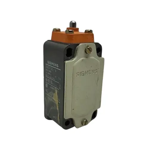 [SIEMENS] 3SE3120-1B,1NO+1NC SNAP ACTION ROUNDED PLUNGER 40MM METAL LIMIT SWITCH-SIEMENS