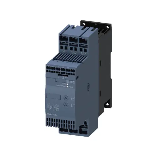 [SIEMENS] 3RW3027-2BB04,32A 15KW/400V, 200-480V AC SPRING TYPE S0 SIRIUS SOFT STARTER-SIEMENS