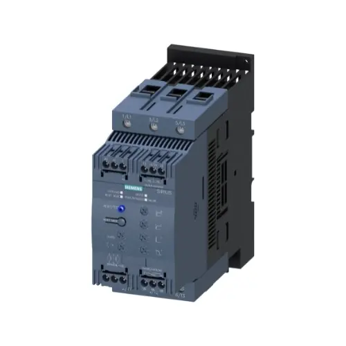 [SIEMENS] 3RW4046-1BB04,80A 45KW/400V, 200-480V AC 24V AC/DC SCREW TERMINALS SIRIUS SOFT STARTER-SIEMENS