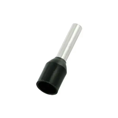[JIGO] JG-E1508, 1.5SQMM NYLON TUBULER LUGS BLACK/RED INSULATED TERMINALS-JIGO