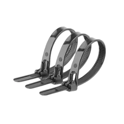 [KSS] RCV250 X 4.8BK - 250MM RELEASIBLE CABLE TIES (BLACK) - KSS