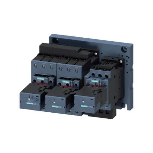 [SIEMENS] 3RA2435-8XF32-1AL2,80AMPS 37KW AC3 3POLE SIZE2 230V AC 3NO + 3NC CONTACTOR ASSEMBLY FOR STAR DELTA-SIEMENS