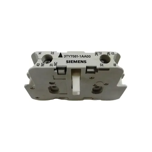 [SIEMENS] 3TY7561-1AA00-8K,BULIT IN 1NO+1NC AUX BLOCK FOR 3TF46-57 CONTACTOR-SIEMENS