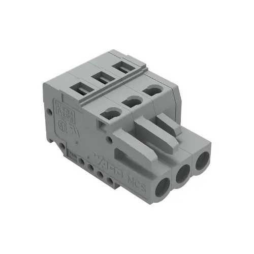 [WAGO] 231-103/026-000,2.5SQMM 3POLE FEMALE CONNECTOR GREY COLOUR-WAGO