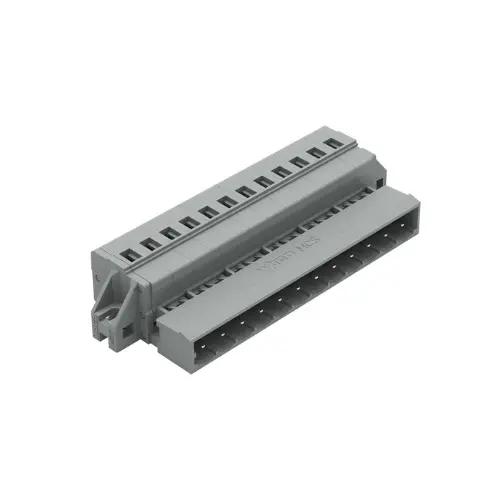 [WAGO] 231-612/019-000,2.5SQMM 12POLE MALE CONNECTOR WITH FIXING FLANGE GREY COLOUR-WAGO