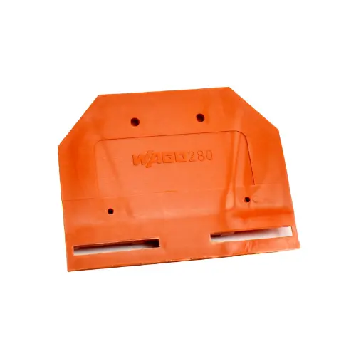 [WAGO] 280-302,2.5SQMM SIDE ENTRY END PLATE & INTERMEDIATE PLATE ORANGE COL-WAGO