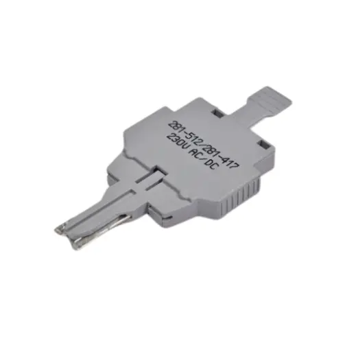 [WAGO] 281-512/281-417,6MM WIDE GREY 230V FUSE PLUG WITH BLOWN FUSE INDICATION-WAGO