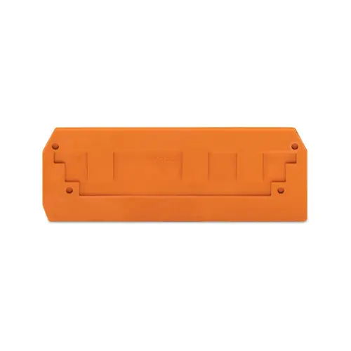 [WAGO] 284-339,END AND INTERMEDIATE PLATE 2.5MM ORANGE COLOR-WAGO