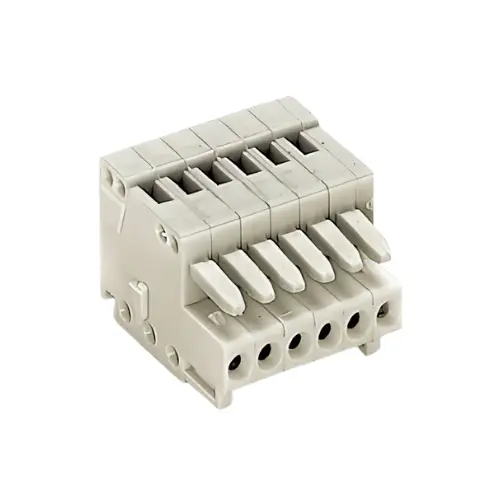 [WAGO] 733-106,6 POLE LIGHT GREY FEMALE CONNECTOR-WAGO