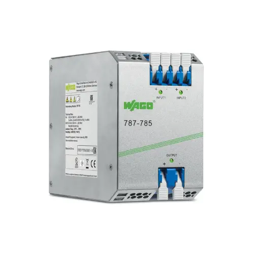 [WAGO] 787-785,76AMPS OUTPUT CURRENT REDUNDANCY MODULE 2 X 9, 54V DC INPUT VOLTAGE SMPS-WAGO